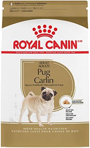  Royal Canin Pug Adult Breed Specific Dry Dog Food, 10 Lb Bag