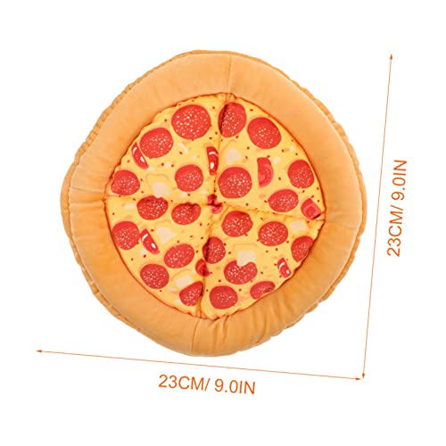  Ipetboom Outdoor Toys 2pcs Cat Thermal Supple Supplies Mat Cm Kitten Pizza Toy Cats Bed Dog Round Creative House Cushion Shaped Small Kittens Sleeping Pad Warm Mats Resting For Puppies Large Cat Bed