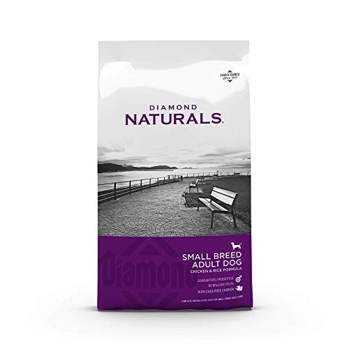  Diamond Naturals Dry Food For Adult Dogs, Small Breed Chicken And Rice Formula, 18 Pound Bag