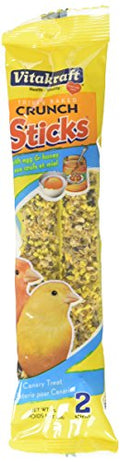  Vitakraft Triple Baked Crunch Sticks With Egg And Honey Canary Treat (3 Packs / 2 Treats Per Pack)