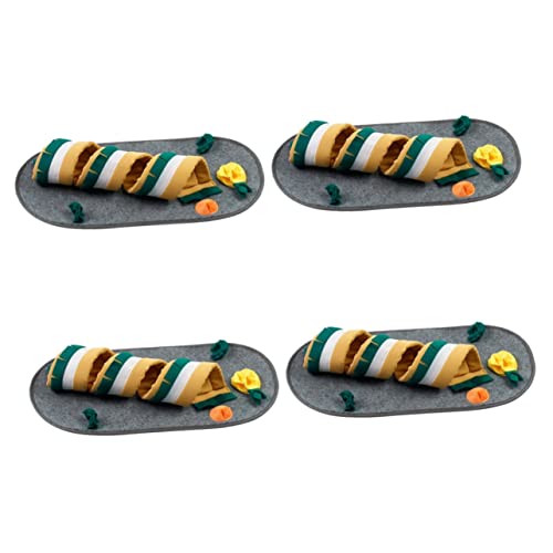  Balacoo 4pcs Cage For Food Toys Hammock Resting Sleeping Ferret Mice Feeding Snuffle Playing Foraging Rabbit Hanging Toy Dog Play Hamster Guinea Squirrel Tubes Versatile Rat Hideaway