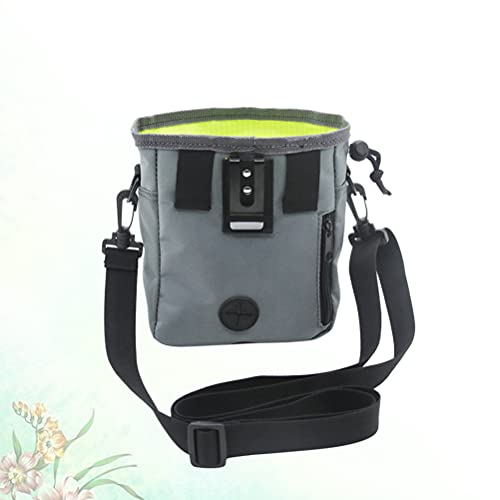  1PC Portable Pet Snack Bags Stylish Pet Training Waist Pouch Multi- Training Pet Food Bag Outdoor Pet Food Storage Bag For Cat Kitten Dog Puppy Grey Side Bag StyleAquarium Pipe Fittings
