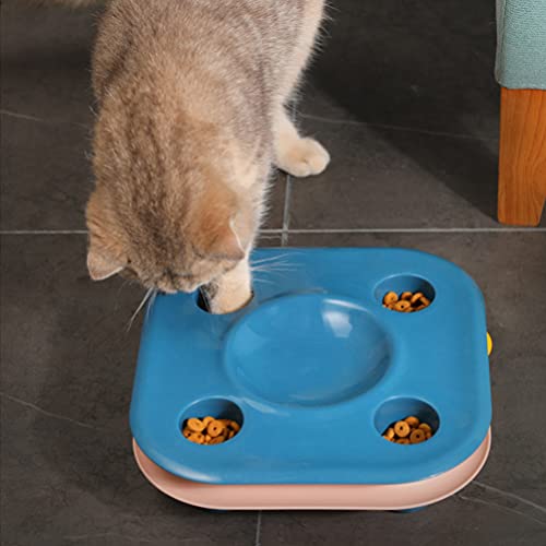  POPETPOP Spill Proof Dog Bowl Spill Proof Dog Bowl Catnip Toy Cat Food Bowl Track Toy With Exercise Kitten Toy Funny Cat Teaser Toy Spill Proof Dog Bowl Catnip Toy Catnip Toy