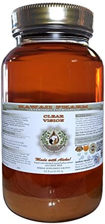  HawaiiPharm Clear Vision, Veterinary Natural Alcohol-Free Liquid Extract, Pet Herbal Supplement 2 Oz