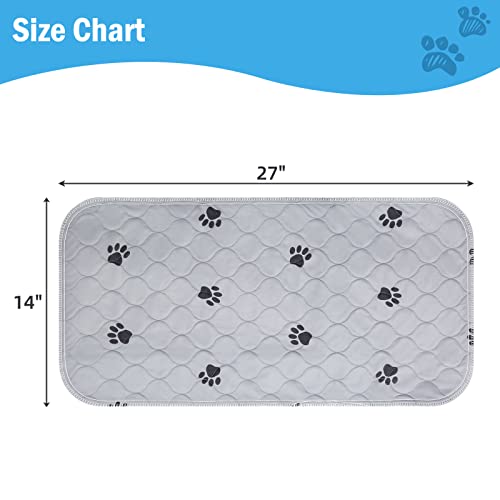  KOOLTAIL Washable Pee Pads For Dogs, 2 Pack Waterproof Reusable Puppy Potty Training Pads, Non-Slip Whelping Pet Food Feeding Mat For Small Animals