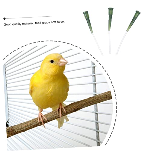  9 Pcs Hose Feeder Bird Syringe Feeder Birds Feeding Tube Bird Feeding Syringe Birds Feeding Fittings Plastic Birds Feeding Hose Birds Feeding Hose Accessory Pearlescent Makeup