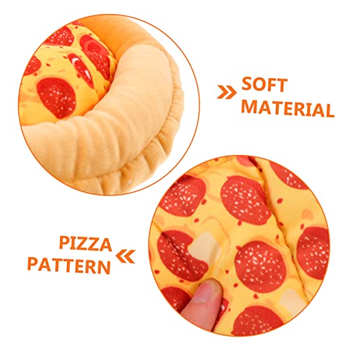  Balacoo 5pcs Cat Nest Pet Mats Cushion Pet Self Warming Pad Pizza Pet Mattress Plush Dog Toys Outdoor Pet Bed Big Cat Little Cat Kitten Bed Cat Toy Bed For Dogs Kitten Cage Keep Warm Cloth