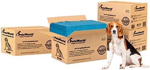  Dog Training Puppy Pads 23x36, Case Of 100 Dog Pee Pads, Basics Doggy Pee Pad, Good For Dog Food Wet, Large Dog Bed, Diaper Changing Pad, Cat Beds Clearance Prime