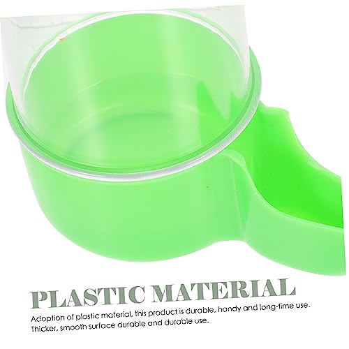  Mipcase 8 Pcs Bird Feeder Bunny Food Rabbit Water Dispenser Bird Cage Feeder Parrot Food Dispenser Dog Water Dispenser For Cage Small Animal Waterer Plastic Feeding Box Parrot Feeding Tool