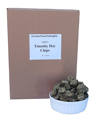  5 Pounds Premium Timothy Hay Chips For Pets