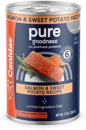  Canidae Pure Limited Ingredient Premium Wet Dog Food, Lamb, Turkey & Chicken Recipe, 13 Oz. (Case Of 12), Grain Free