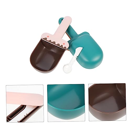  Mipcase Cat Can Lid 10 Pcs Plastic Ice Scoop Mixing Spoon Candy Kittens Ice Shovel Home Cat Food Pet Food Mixing Spoon Shovel For Cat Food Cat Food Shovel Pet Food Scoop Abs Snack Spoon