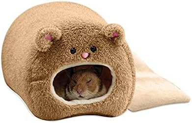  JKXWX Pet Hammock Cute Pet Nest Fruit Animal Food Nest Hanging Bed Hamster Hammock Small Animal Accessories For Hamster Rabbit Pet Hammock Bed (Color : Light Grey)