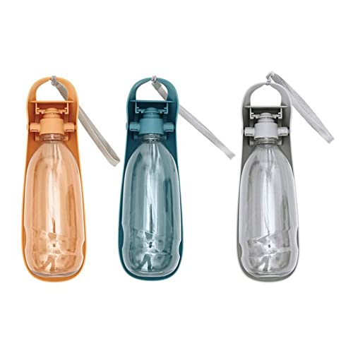  AACARB Cat Water Dispenser, Portable Pet Dog Cat Water Bottle Travel Cups Drinking Bowl Outdoor Feeder Leak Proof Dog Water Dispenser Pet Products For Dogs (Color : Orange)