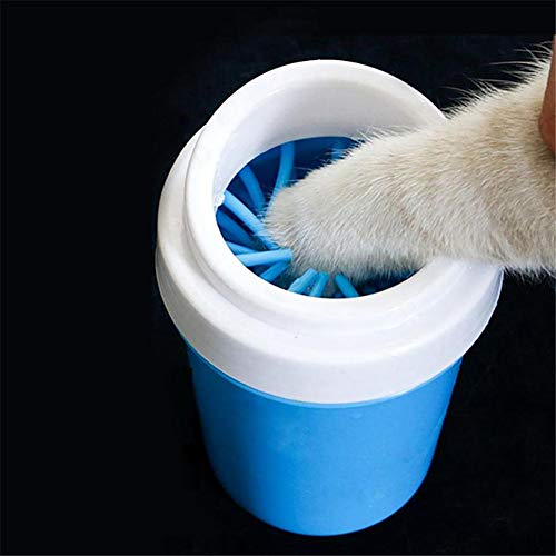  Kuntrona Portable Pet Cats Dogs Foot Clean Cup Pets Feet Cleaning Tool Washing Brush Paw Washer For Small Dog Cats Puppy Foot Clean Green