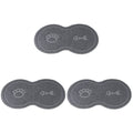  Mipcase Food Containers Food Scatter With Kitten Lock Dish Placemat Floor PVC Easy Mat Dog Anti- And Trapper Mat, Grey Water Bowl Clean Mat: X Non- Control Pad Mesh Multi- Puppy Litter Rabbit Food