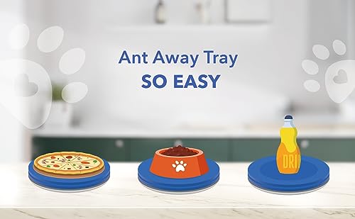  Yuwoda Ant Away Cat Dog Feeding Bowl Tray Ant Away Tray Pet Food Dish Safe Indoor Moats No Water No Plugged In Needed Automatic Cat Feeders