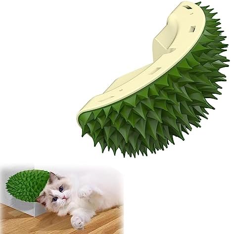  Durian Multifunctional Toys,Durian Cat Scratcher, Durian Shell Cat, Massaging And Removing Floating Hair Cat Dog Toys (2 Pcs)