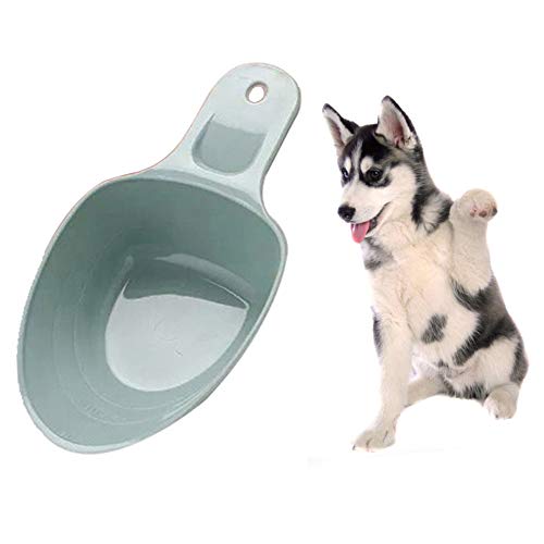  Angel3292 Cat Food Spoon Pet Cat Dog Food Shovel Feeding Scoop Mutli-Function Plastic Spoon Utensils Black