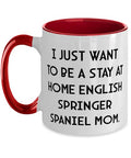 GENERIC Love English Springer Spaniel Dog Gifts, I Just Want To Be A, Surprise Birthday Two Tone 11oz Mug Gifts For Friends From Friends, Pet Toys, Cat Toys, Dog Toys, Pet Food, Cat Food, Dog Food