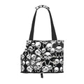  Mqgmz Skull Background Print Pet Carrier Tote Bag With Pocket Safety - Amazing Design