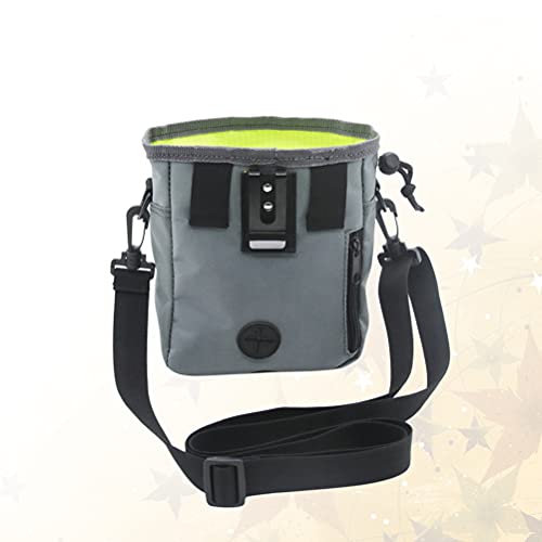  1PC Portable Pet Snack Bags Stylish Pet Training Waist Pouch Multi- Training Pet Food Bag Outdoor Pet Food Storage Bag For Cat Kitten Dog Puppy Grey Side Bag StyleAquarium Pipe Fittings
