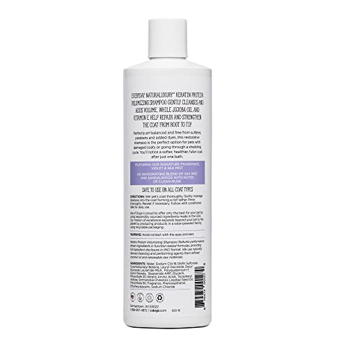  Isle Of Dogs Keratin Volume Sulfate Free Shampoo, 16 Ounce, Multicolor, 820-16