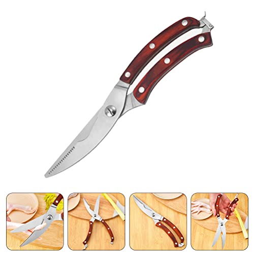  Luxshiny Kitchen Shears Heavy Duty Heavy Duty Shears Stainless Steel Food Scissor Chicken Bone Fish Bone Scissor Handle Food Shear Kitchen Shear Shears Heavy Duty