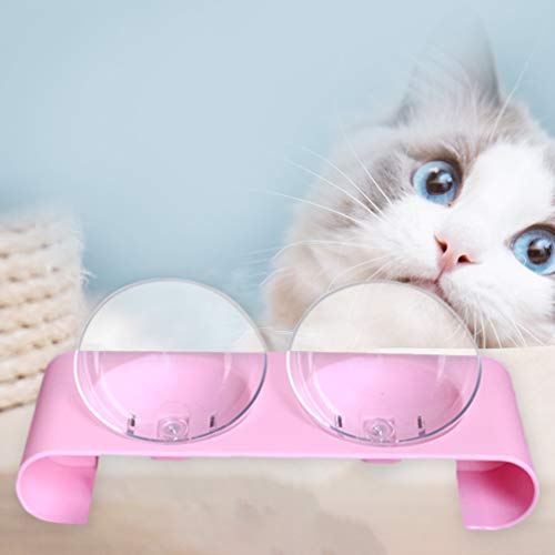  Balacoo Puppy Feeder Puppy Feeder Dog Food Feeder Pet Food Bowl Cat Feeder Bowel Raised Bowls With Stand Plastic Dog Food Bowls For Dog Cat Puppy Kitten Puppy Feeder Dog Food Feeder Dog Food Feeder