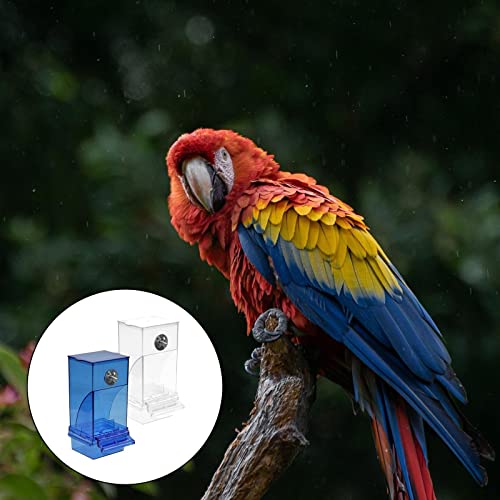  HYVET Automatic Feeders， Automatic Bird Bird Feeder Parrot Feeder Cage Accessories For Budgerigar Canary Cockatiel Finch Parakeet