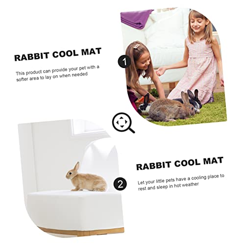  Iplusmile 4 Pcs Rabbit Mat Small Dog Chew Toys Chinchilla Bedding Toys For Kittens Rabbit Bed Cat Summer Mat Pet Bedding Cooling Grass Mat Cool Bed Manual Grass And Vines Chew Toys