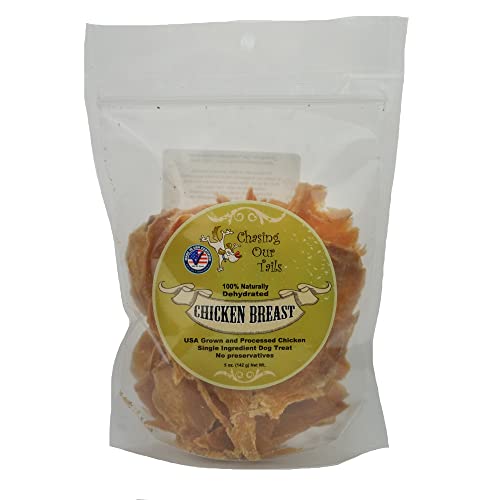  Chasing Our Tails Naturally Dehydrated Chicken Breast For Pets, 5-Ounce