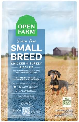  Open Farm Grass-Fed Beef Grain-Free Dry Dog Food, 100% Humanely Raised Wagyu Recipe With Non-GMO Superfoods And No Artificial Flavors Or Preservatives, 4 Lbs