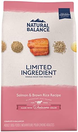  Natural Balance Limited Ingredient Adult Dry Dog Food With Healthy Grains, Lamb & Brown Rice Recipe, 12 Pound (Pack Of 1)