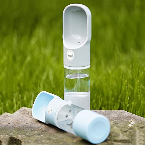  AACARB Cat Water Dispenser, Pet Water Bottle Feeder Portable Bowl Water Bottle Pet Food Bottle Outdoor Travel Dog Drink Bowls Water Dispenser Bowl For Dog (Size : Blue)