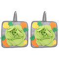  Mipcase 2pcs Tunnel Rabbits Clicker Pratical Dogs Rabbit, Forbid Mat With Puzzle Non All Sniff Small Chinchillas, Dog Things Pigs, For To Stuff Cooling Animals Rabbits, Licking