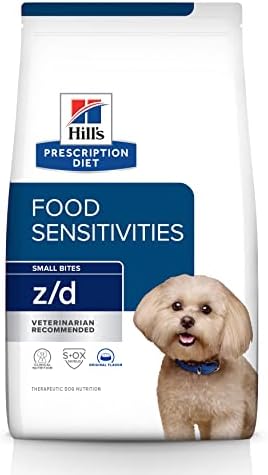  Hill's Prescription Diet Z/d Skin/Food Sensitivities Dry Dog Food, Veterinary Diet, 25 Lb. Bag