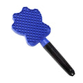  YangYan Pet Dogs Home Grooming Tool Smooth Round Soft Comb Dog Soft Massage Comb Pet Grooming Brush (Color : Blue, Size : M)