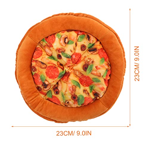  Plushes Outdoor Toys Cat Bed Indoor Cat Sleeping Mat Pizza Shaped Cat Cushion Soft Warm Dog Bed Round Bed Mats Pet Mattress Crate Pad Creative Pets Supplies Outdoor Playset