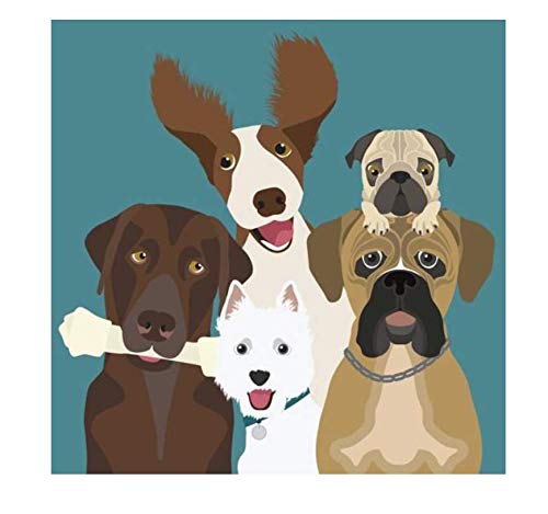  Burgon & Ball Creaturewares GCR/Dog Pet Food Storage Tin The Rabble' Dog, Grey, 16.5 X 11 X 20 Cm
