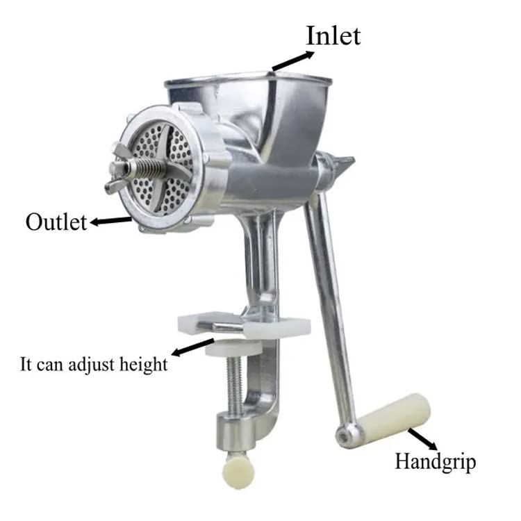  JOSBY Feed Pellet Machine, Pet Food Pellet Manual Feed Machine With Pellet Plates, Birds Fish Bait Granulator Pelleter For Making Cat Dog Bird Fish Feed