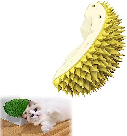  Durian Multifunctional Toys,Durian Cat Scratcher, Durian Shell Cat, Massaging And Removing Floating Hair Cat Dog Toys (2 Pcs)