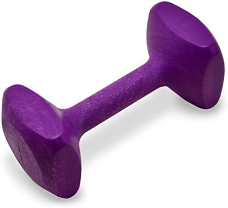  J&J Dog Supplies Obedience Retrieving Dumbbell With 3" Ends, 3 1/2" Wide Bit And 15/16" Diameter Bit, White, Large