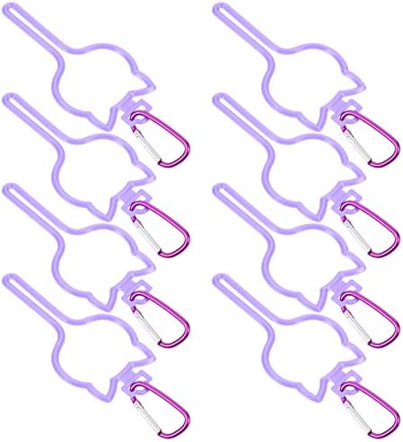  Ipetboom Dog Bag Holder Dog Poop Bag Holder Fasteners 8pcs Waste Bag Carrier Dog Poop Bag Holder With Touch Fasteners Attachment Hands- Free Holder For Dog Leashes Sky- Blue Hands Free Leash