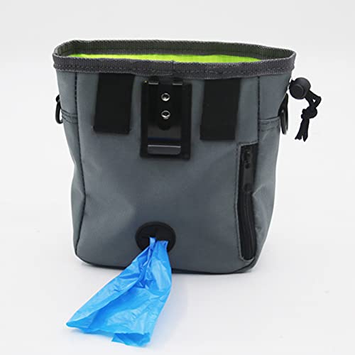  1PC Portable Pet Snack Bags Stylish Pet Training Waist Pouch Multi- Training Pet Food Bag Outdoor Pet Food Storage Bag For Cat Kitten Dog Puppy Grey Side Bag StyleAquarium Pipe Fittings