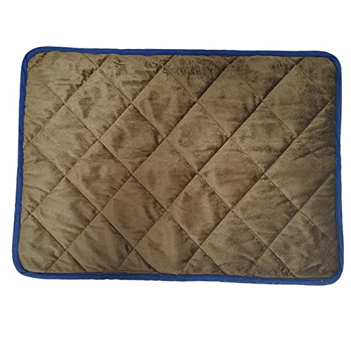  Pet Heating Pad Warm Self-Heating Storage Heating Pad For Cats And Dogs Waterproof Soft Heating Pads Mat Anti-Pet Scratch Indoor Warming Mat For Dogs Cats (Coffee)