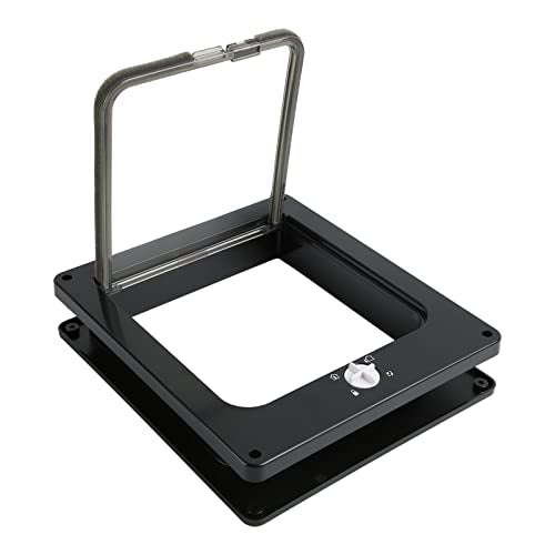  Interior Cat Flap, Automatic Window Closing Function Antiwear Cat Flap For Hollow Interior Dog Door (XL)