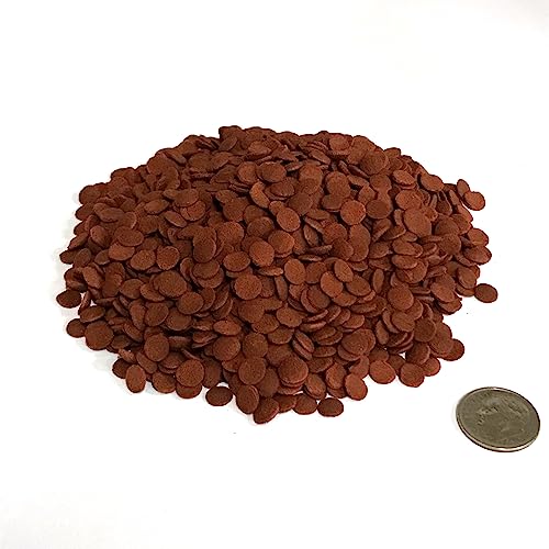  BIG KAHUNA TROPICAL FISH 8 Mm Red Sinking Wafer - Sinking Algae Wafers That Provides Balanced Diet For Plecos, Snails, Cory Cats, Catfish, Shrimp, And Crayfish (10 Pound)