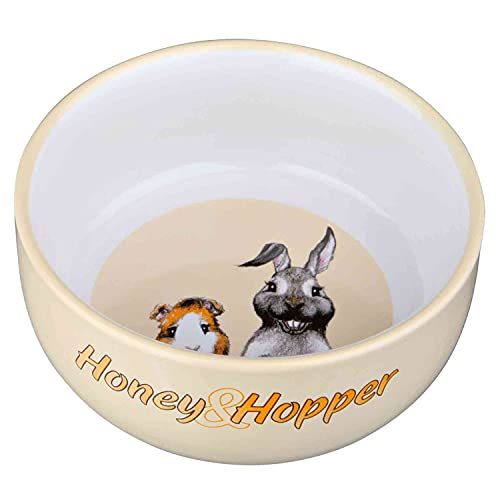  Trixie Honey And Hopper Ceramic Bowl, 11 Cm