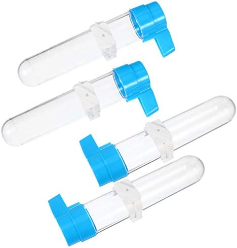  NOGRAX 5pcs Feeder Larks Container For Hanging And Budgie Plastic Lovebirds Cockatiel Canaries Parrot Ml Feeding Yellow Parrots Bottles Feeders Drinking Small Leakage Bird Dispensers Feeder